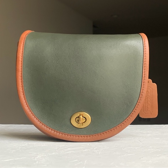Spectator Mini Bag (6825) in Forest/Tabac | Vintage Coach Crossbody Shoulder Bag - Picture 1 of 15